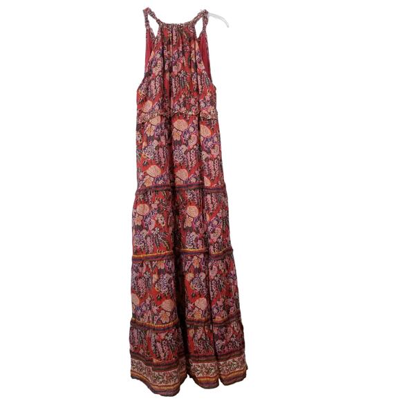 House of Harlow Floral Bohemian Maxi Dress with Pockets - Picture 2 of 13